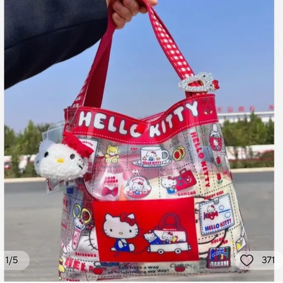 Colorful Hello Kitty Bag by Sanario - Picture 1 of 3